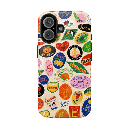 Florida Sunshine Labels Tough iPhone Cases - SmartHomeGoodies