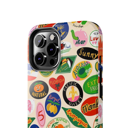 Florida Sunshine Labels Tough iPhone Cases - SmartHomeGoodies