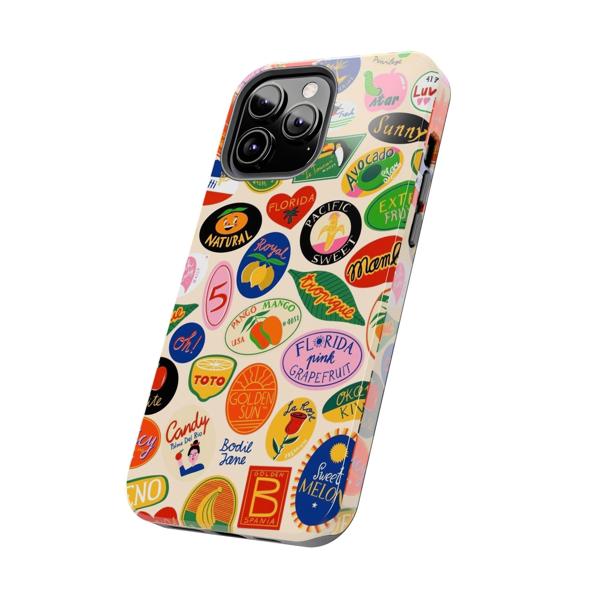 Florida Sunshine Labels Tough iPhone Cases - SmartHomeGoodies