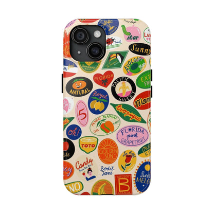 Florida Sunshine Labels Tough iPhone Cases - SmartHomeGoodies