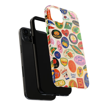 Florida Sunshine Labels Tough iPhone Cases - SmartHomeGoodies