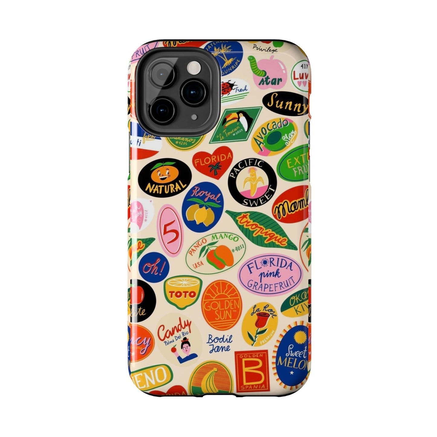 Florida Sunshine Labels Tough iPhone Cases - SmartHomeGoodies