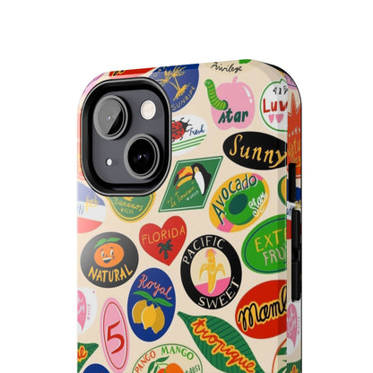 Florida Sunshine Labels Tough iPhone Cases - SmartHomeGoodies