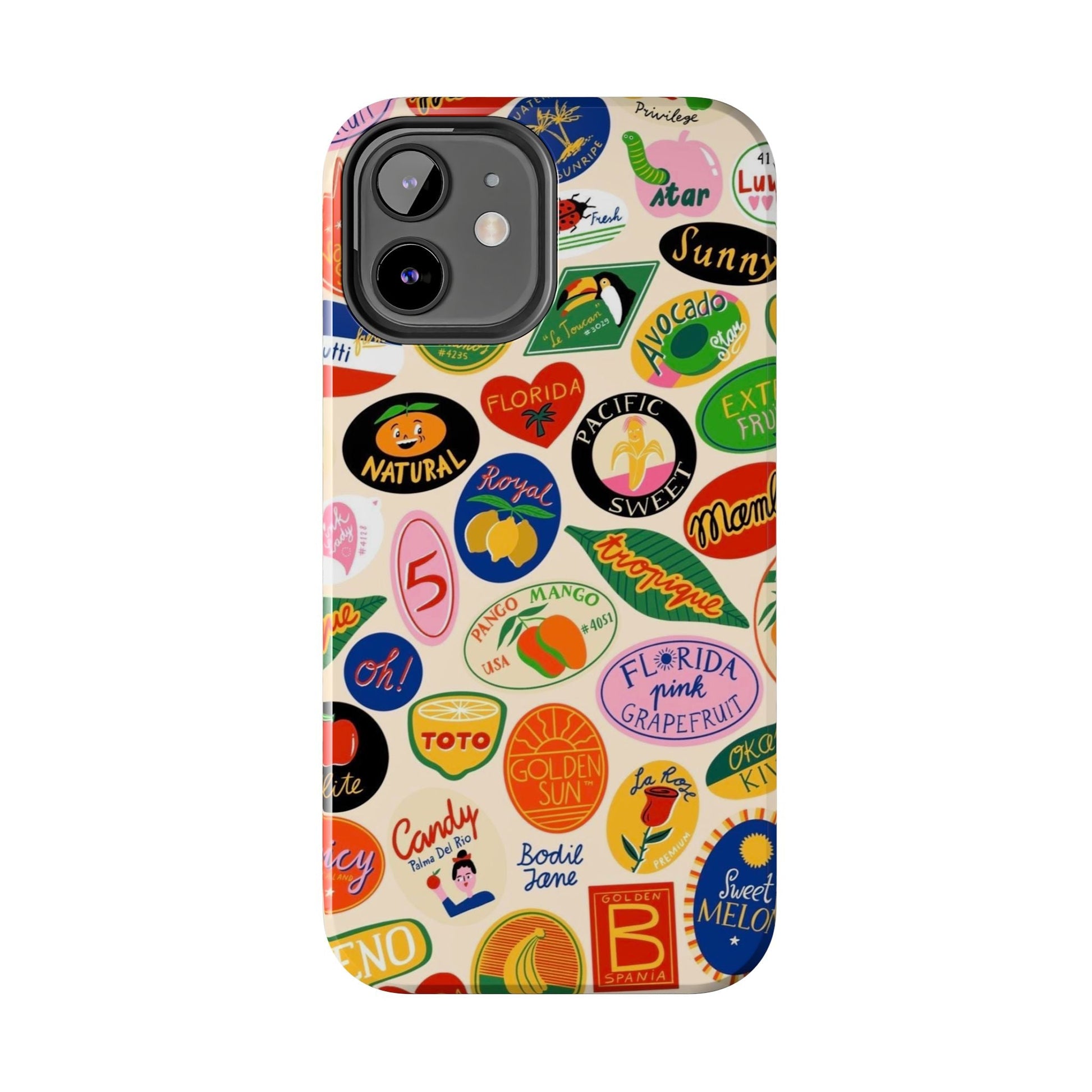Florida Sunshine Labels Tough iPhone Cases - SmartHomeGoodies