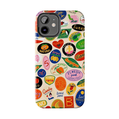 Florida Sunshine Labels Tough iPhone Cases - SmartHomeGoodies