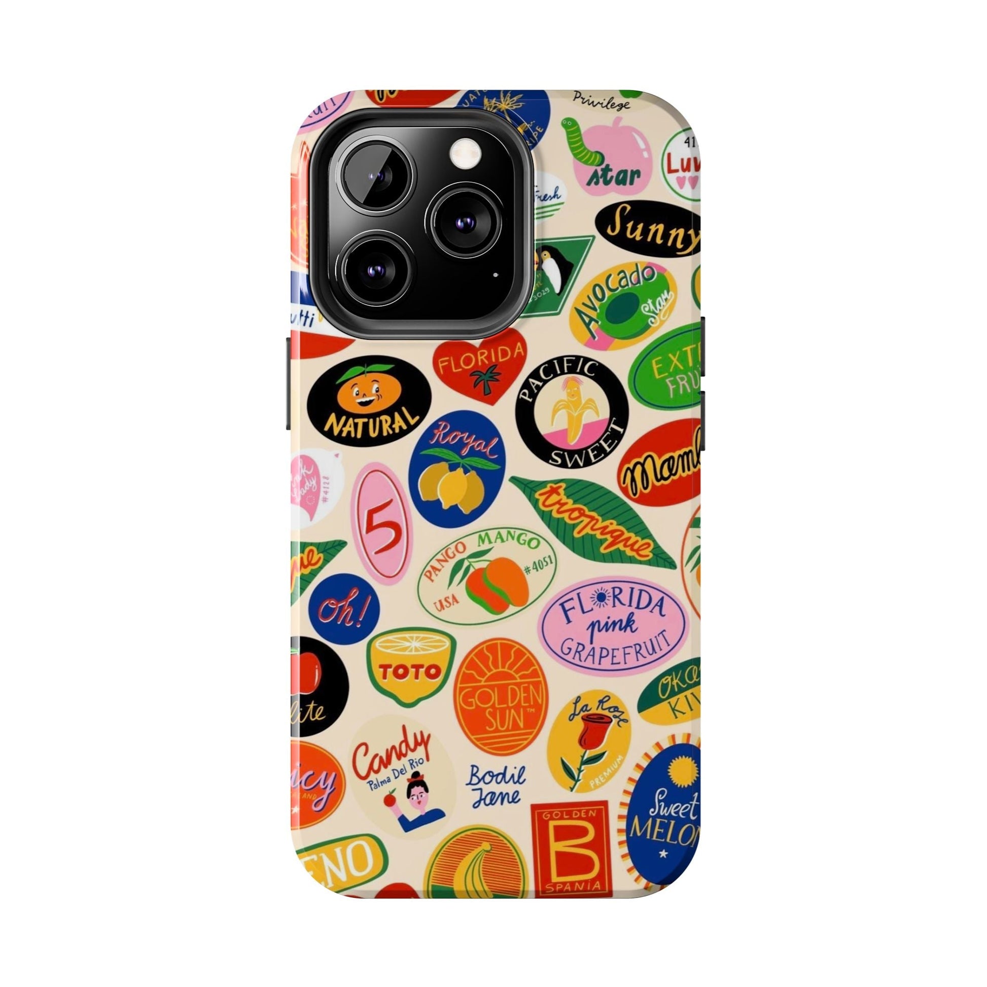 Florida Sunshine Labels Tough iPhone Cases - SmartHomeGoodies