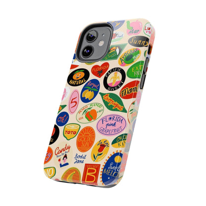 Florida Sunshine Labels Tough iPhone Cases - SmartHomeGoodies
