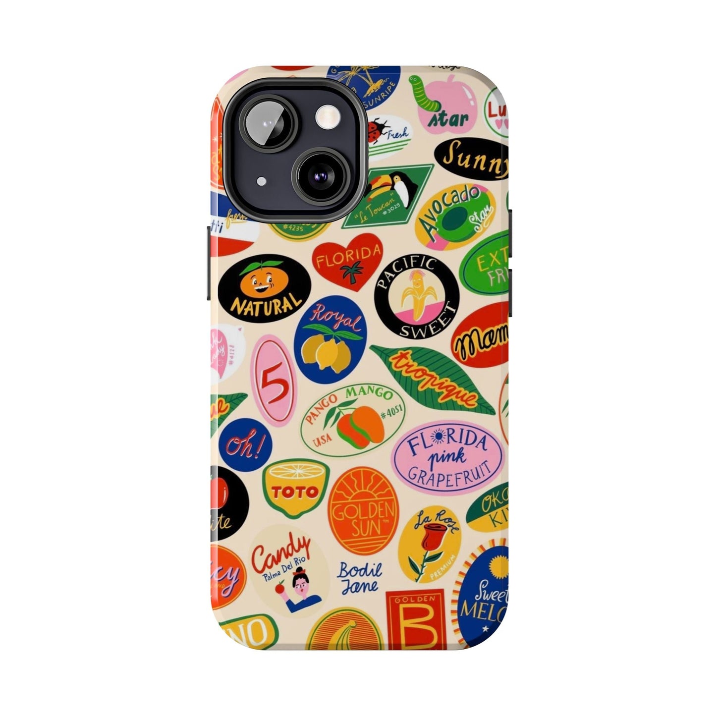 Florida Sunshine Labels Tough iPhone Cases - SmartHomeGoodies