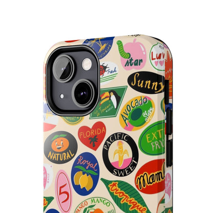 Florida Sunshine Labels Tough iPhone Cases - SmartHomeGoodies