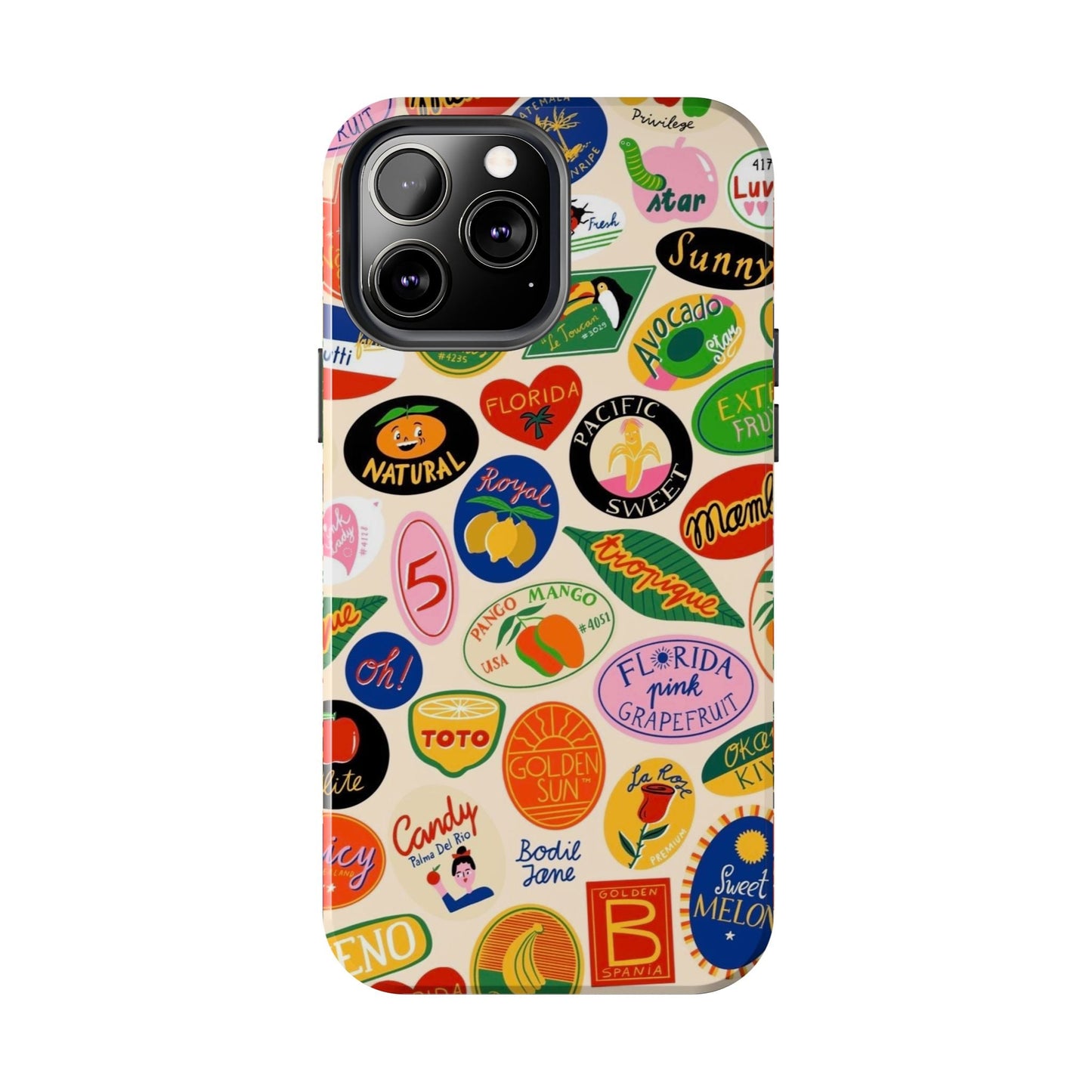 Florida Sunshine Labels Tough iPhone Cases - SmartHomeGoodies