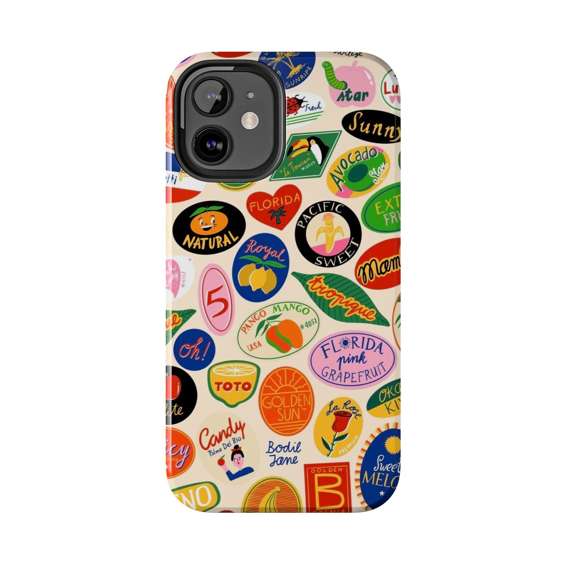 Florida Sunshine Labels Tough iPhone Cases - SmartHomeGoodies