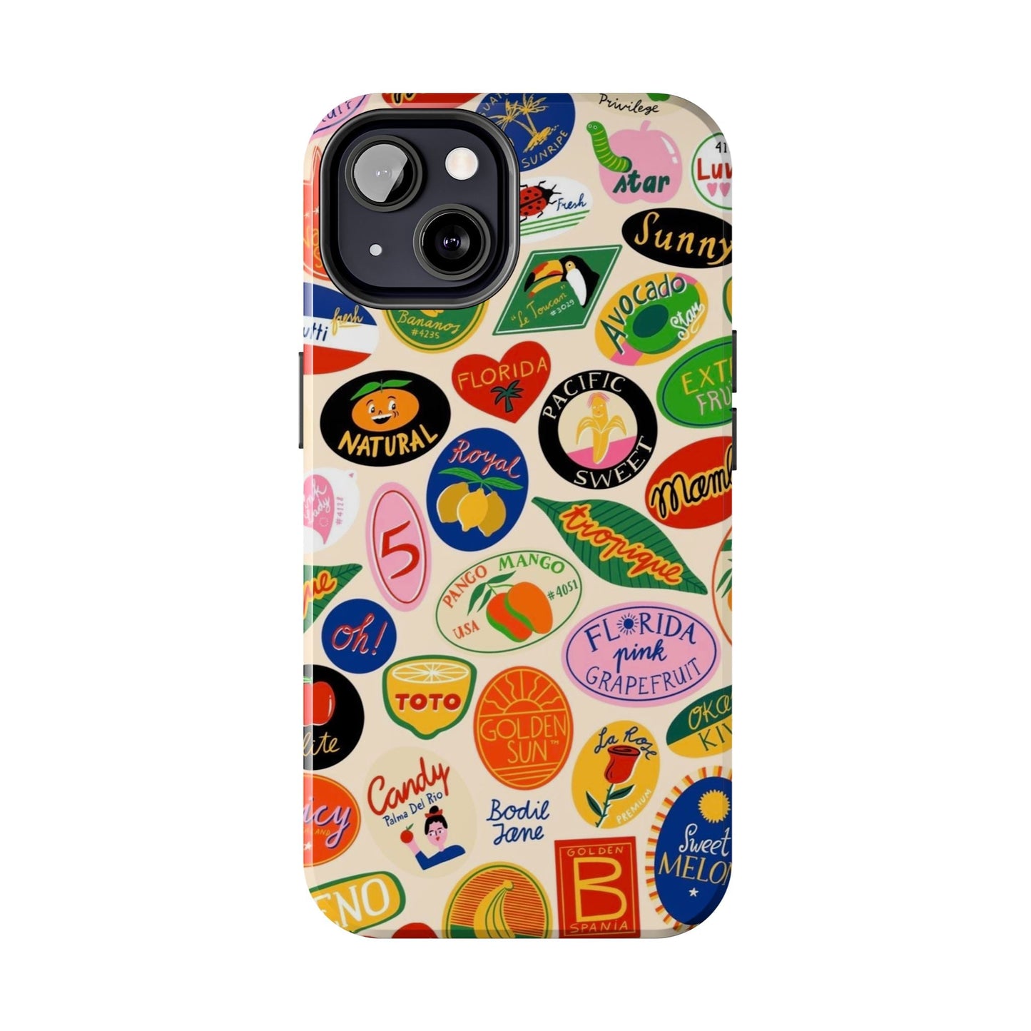 Florida Sunshine Labels Tough iPhone Cases - SmartHomeGoodies