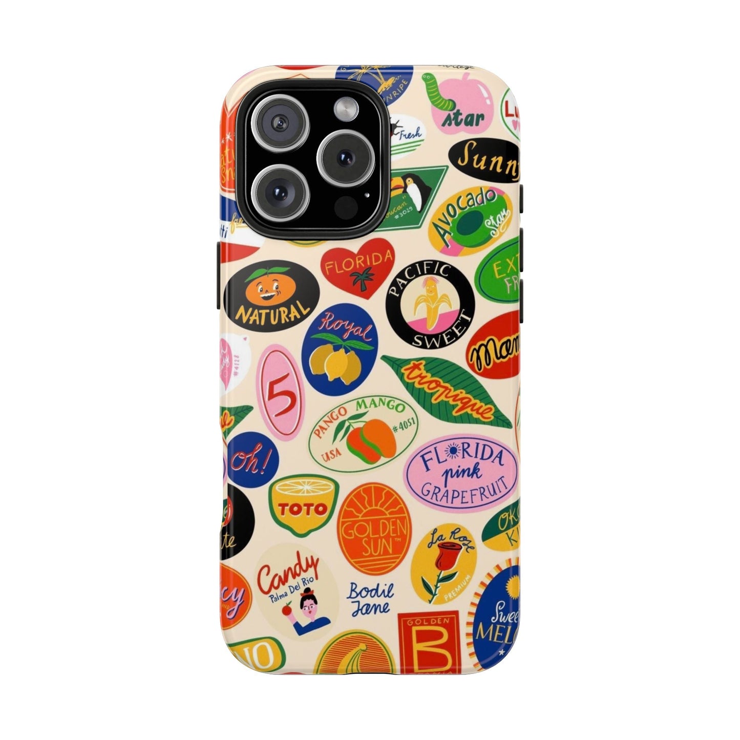Florida Sunshine Labels Tough iPhone Cases - SmartHomeGoodies