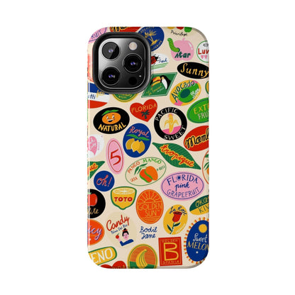 Florida Sunshine Labels Tough iPhone Cases - SmartHomeGoodies