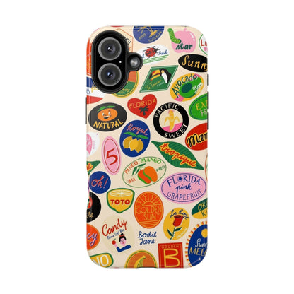 Florida Sunshine Labels Tough iPhone Cases - SmartHomeGoodies