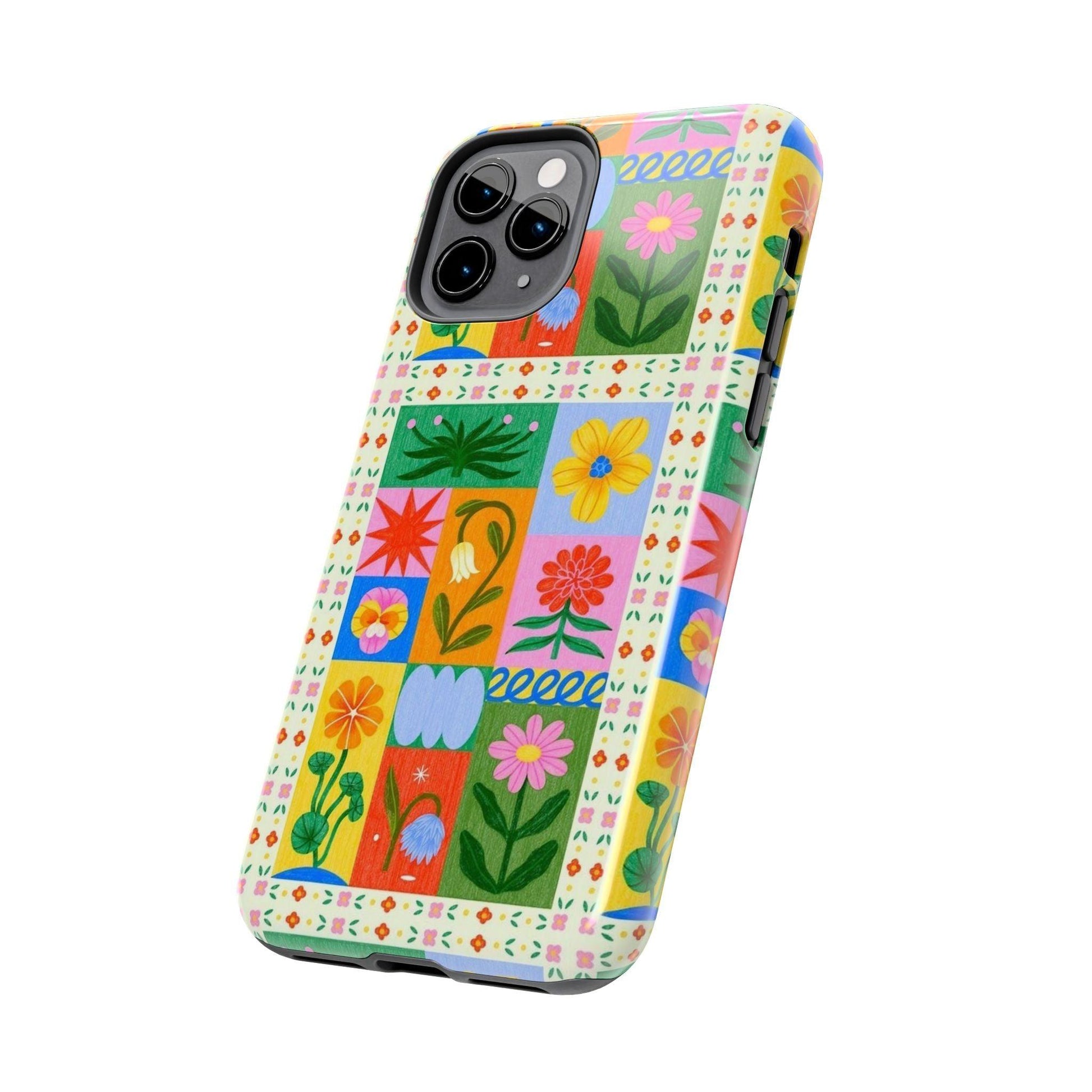 Flower Garden Paradise Tough iPhone Cases - SmartHomeGoodies
