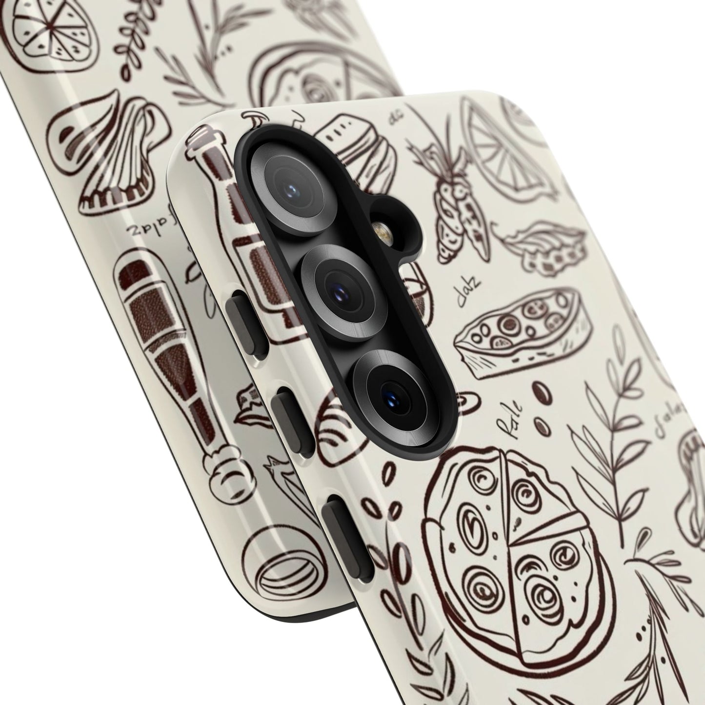 Foodie Samsung Phone Case - Doodle Art - SmartHomeGoodies