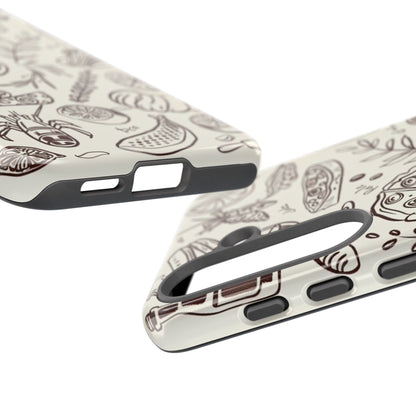 Foodie Samsung Phone Case - Doodle Art - SmartHomeGoodies