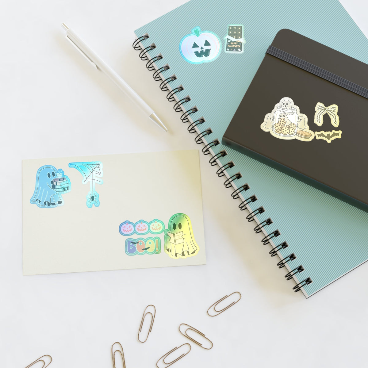 Ghost Hobbies - Halloween Sticker Sheet - SmartHomeGoodies