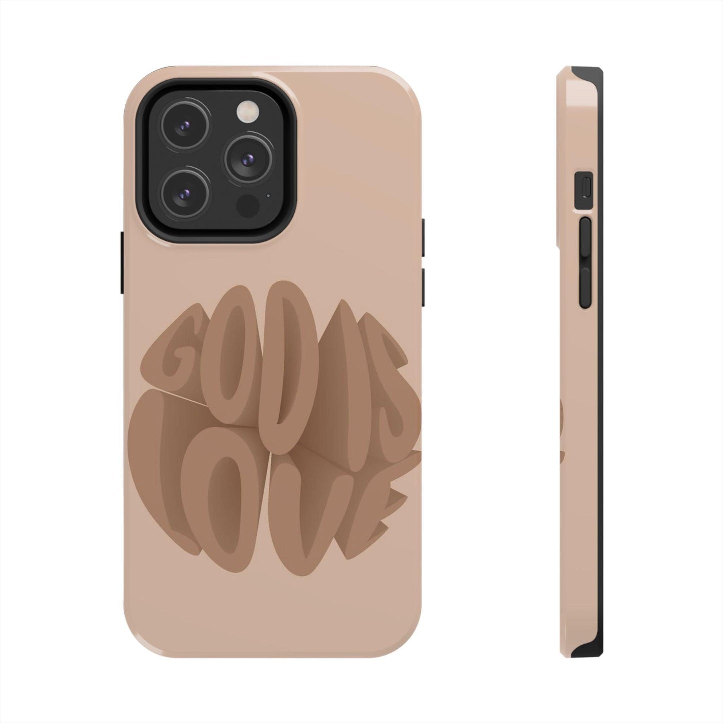 God Is Love Tough iPhone Cases - Scripture Inspired iPhone Cases - SmartHomeGoodies