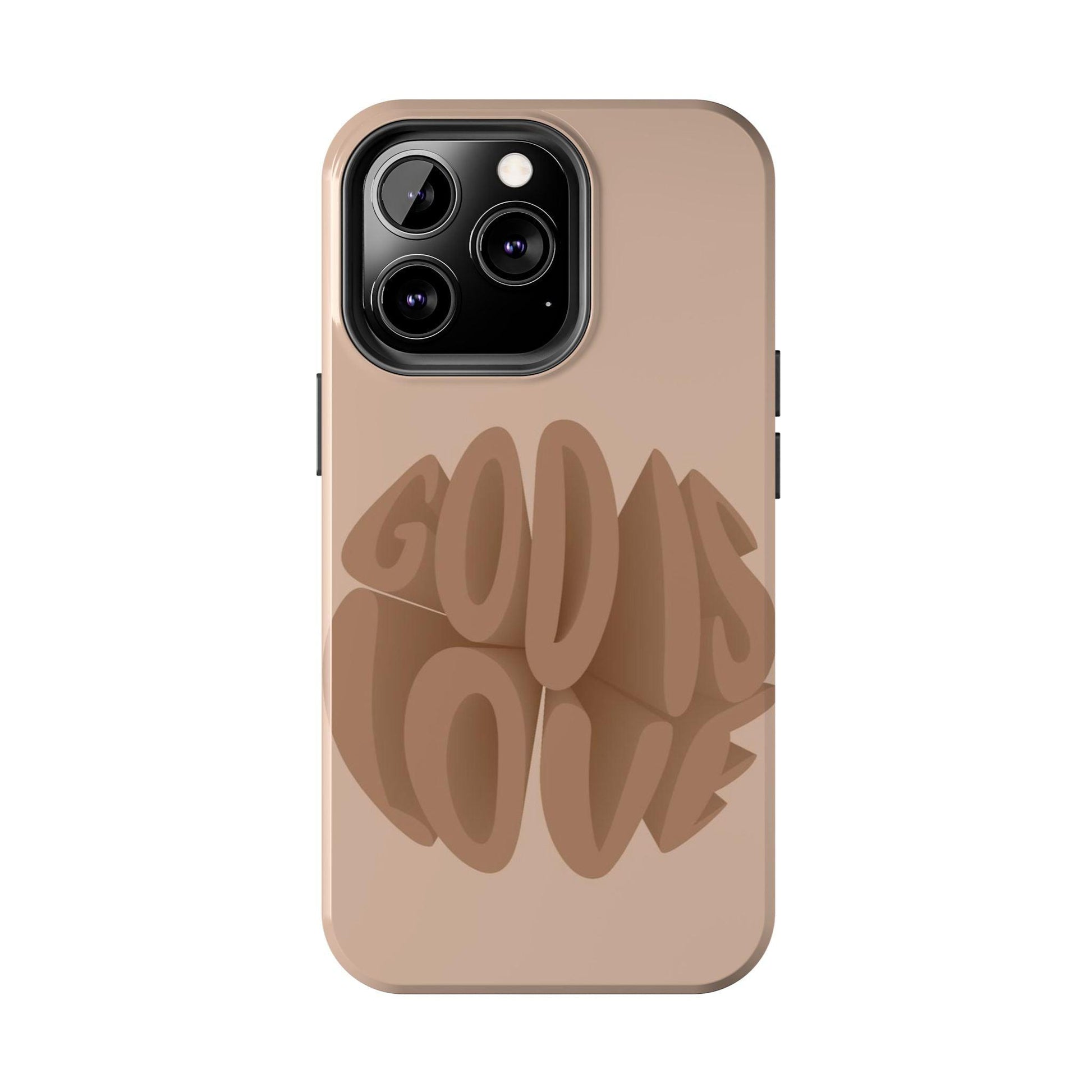 God Is Love Tough iPhone Cases - Scripture Inspired iPhone Cases - SmartHomeGoodies