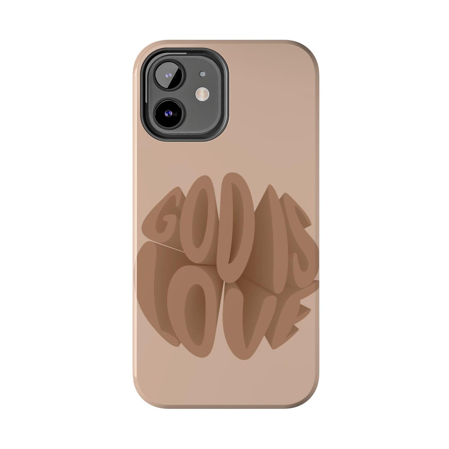 God Is Love Tough iPhone Cases - Scripture Inspired iPhone Cases - SmartHomeGoodies