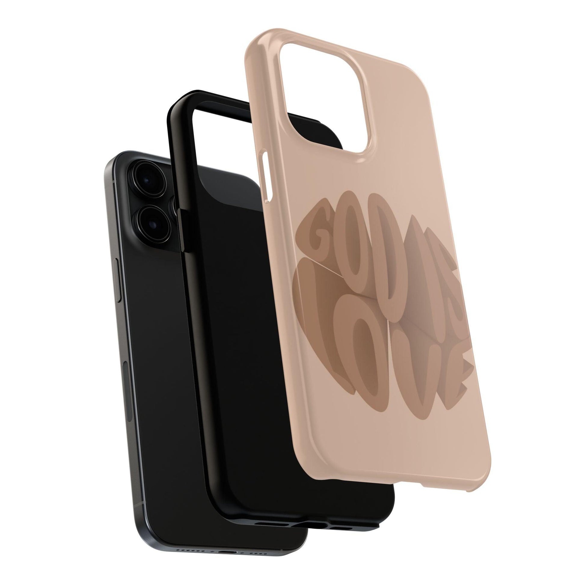 God Is Love Tough iPhone Cases - Scripture Inspired iPhone Cases - SmartHomeGoodies