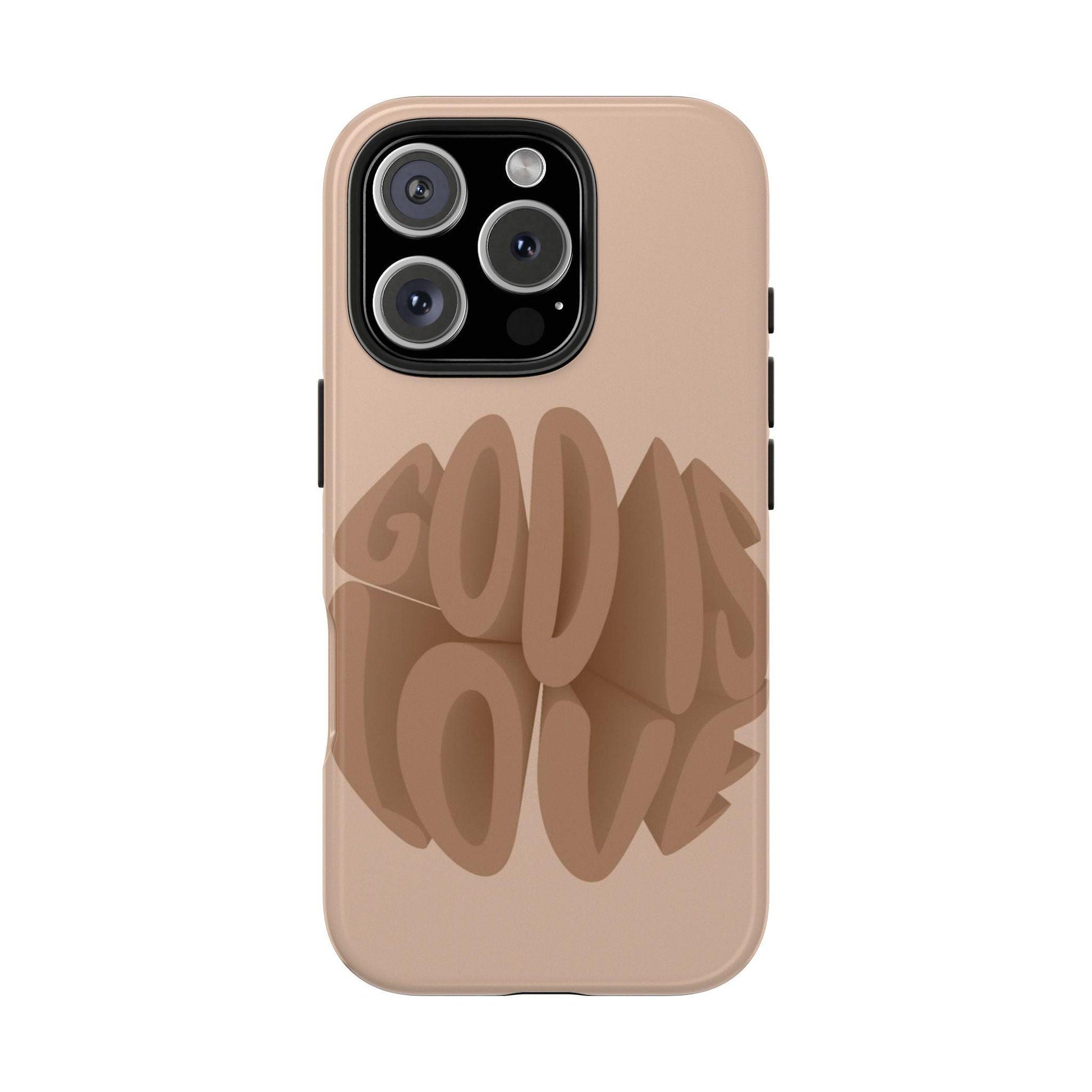 God Is Love Tough iPhone Cases - Scripture Inspired iPhone Cases - SmartHomeGoodies