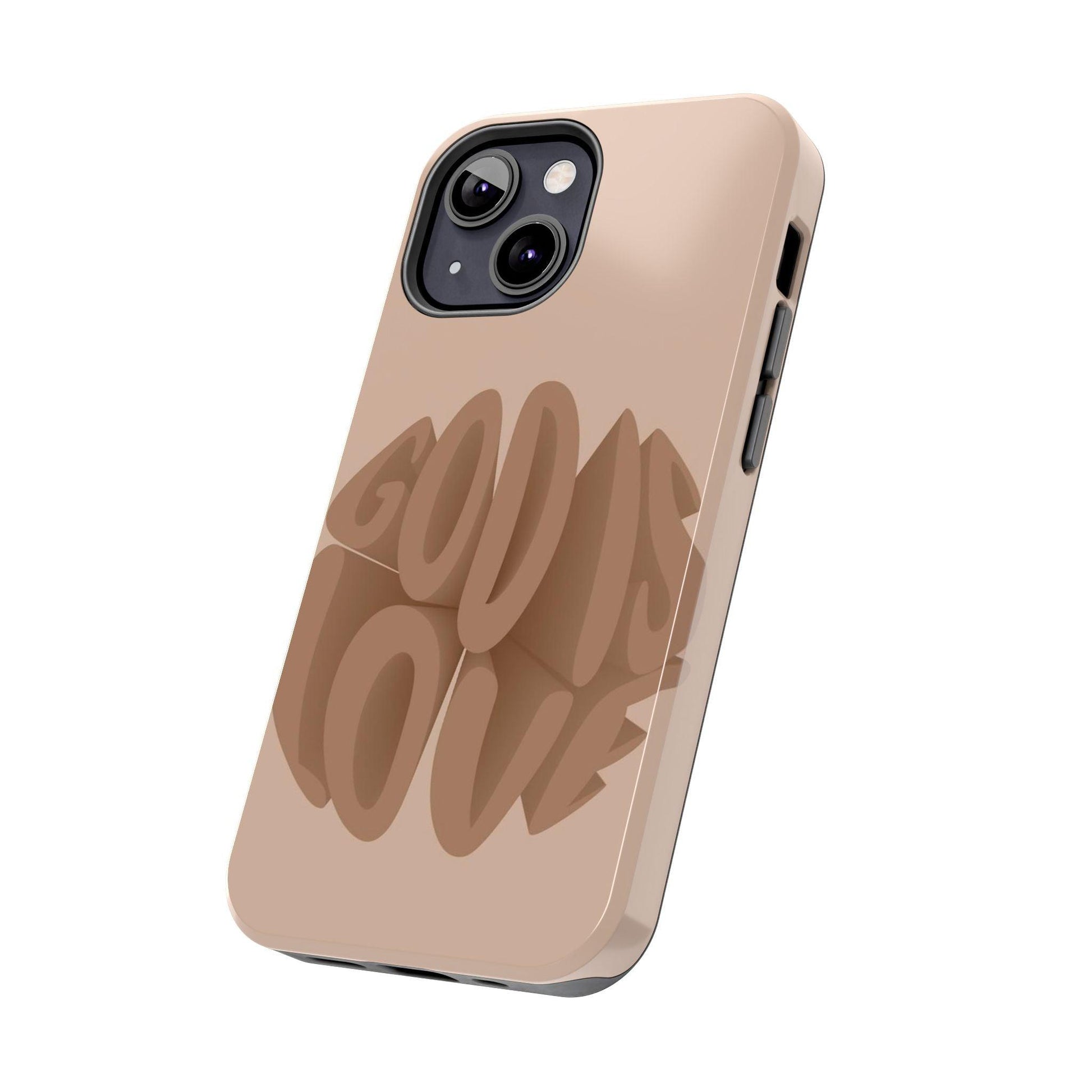 God Is Love Tough iPhone Cases - Scripture Inspired iPhone Cases - SmartHomeGoodies