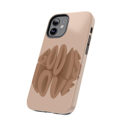 God Is Love Tough iPhone Cases - Scripture Inspired iPhone Cases - SmartHomeGoodies