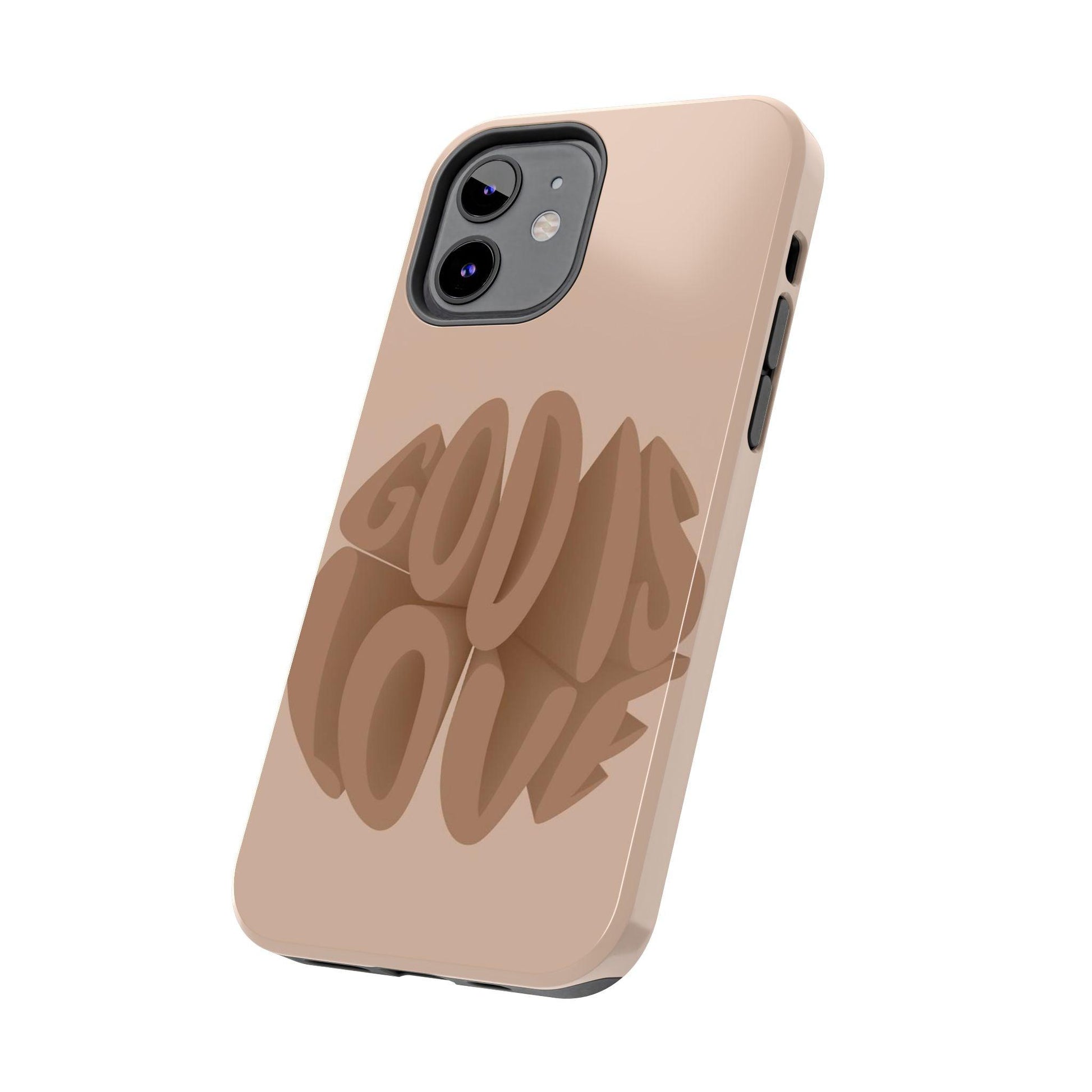 God Is Love Tough iPhone Cases - Scripture Inspired iPhone Cases - SmartHomeGoodies