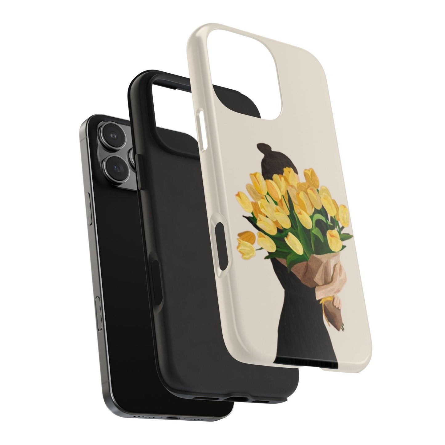 Golden Blooms: Femme Elegance Edition Tough Phone Cases - SmartHomeGoodies