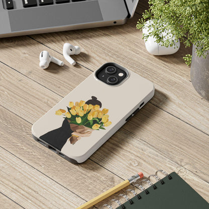 Golden Blooms: Femme Elegance Edition Tough Phone Cases - SmartHomeGoodies