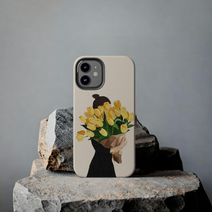 Golden Blooms: Femme Elegance Edition Tough Phone Cases - SmartHomeGoodies