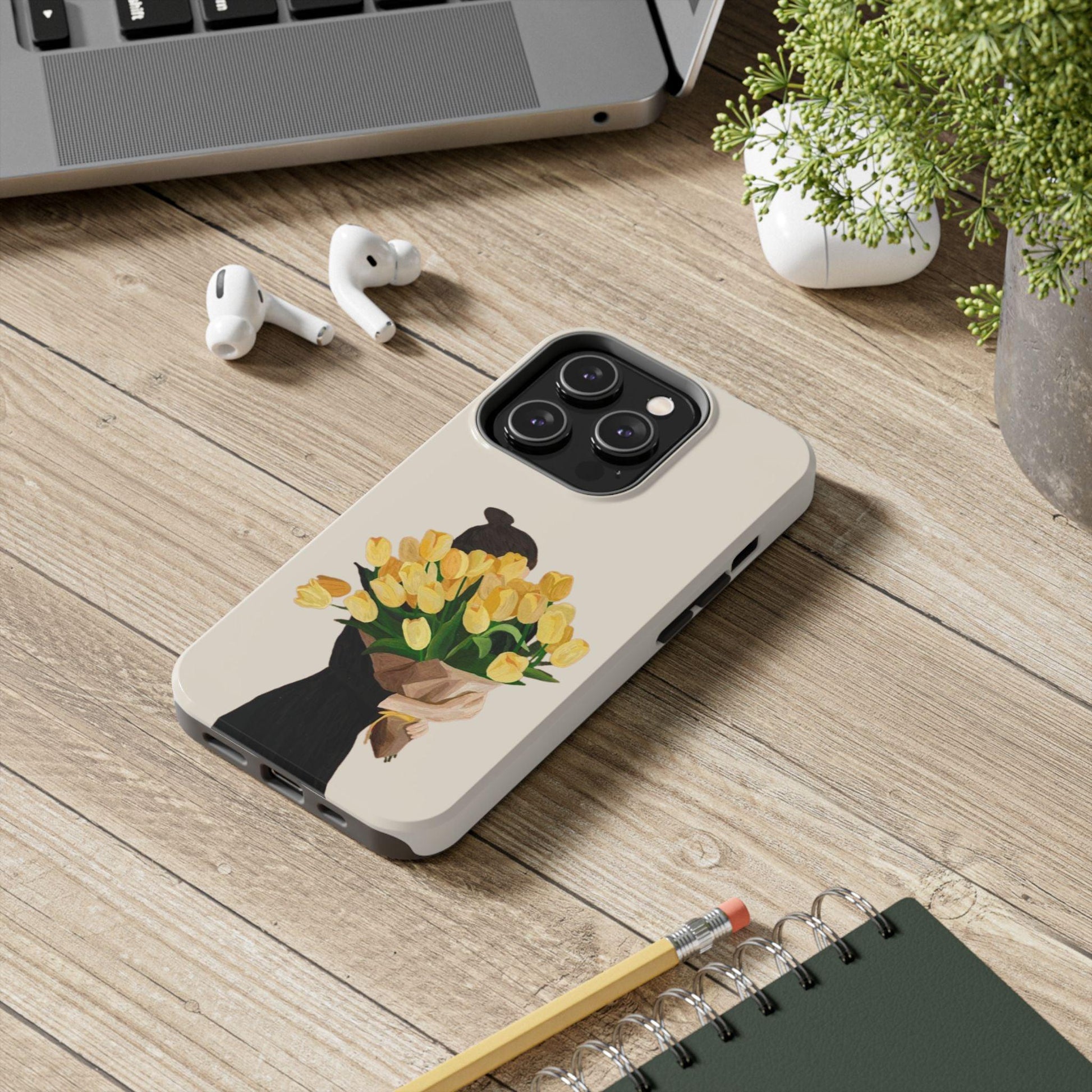 Golden Blooms: Femme Elegance Edition Tough Phone Cases - SmartHomeGoodies