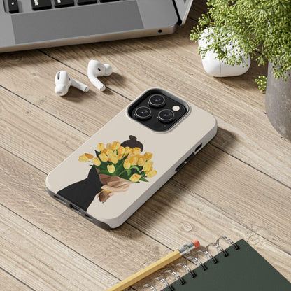 Golden Blooms: Femme Elegance Edition Tough Phone Cases - SmartHomeGoodies