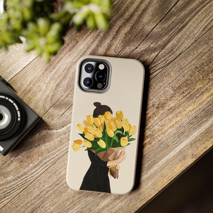 Golden Blooms: Femme Elegance Edition Tough Phone Cases - SmartHomeGoodies