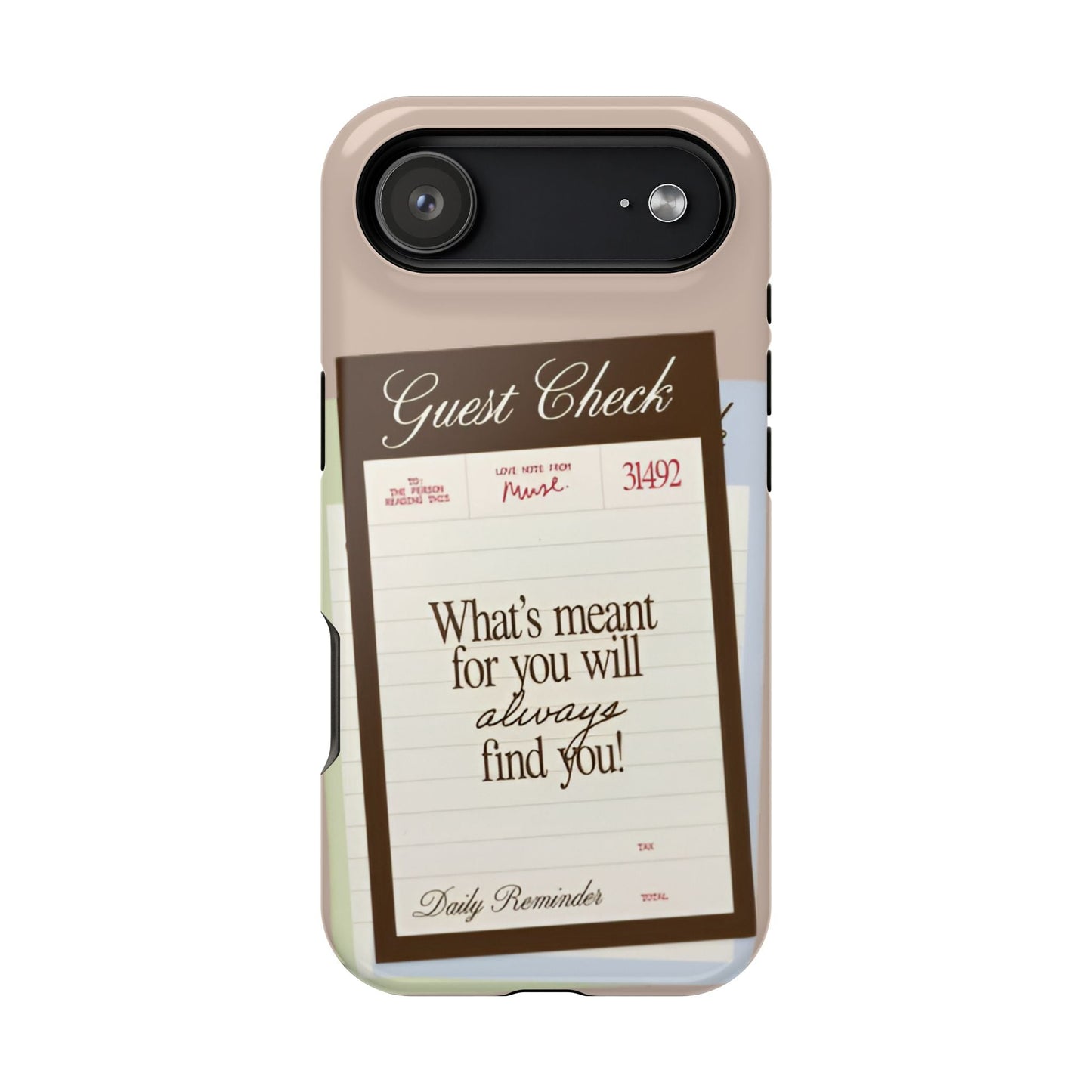 Guest Check iPhone Case - SmartHomeGoodies