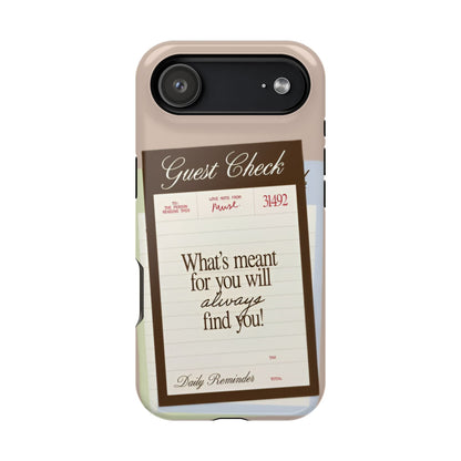 Guest Check iPhone Case - SmartHomeGoodies