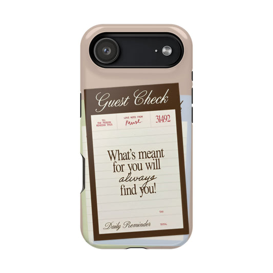 Guest Check iPhone Case - SmartHomeGoodies