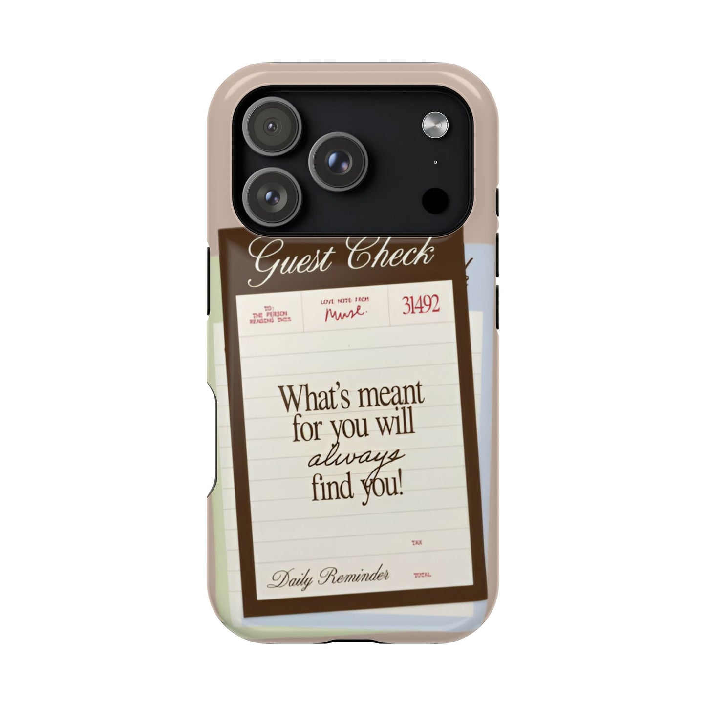 Guest Check iPhone Case - SmartHomeGoodies