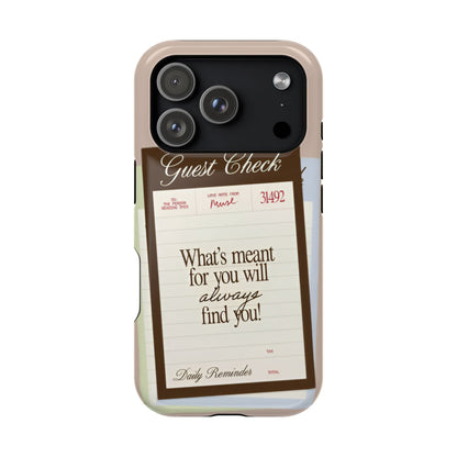 Guest Check iPhone Case - SmartHomeGoodies
