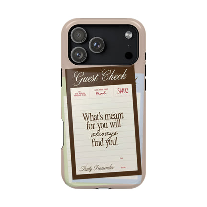 Guest Check iPhone Case - SmartHomeGoodies