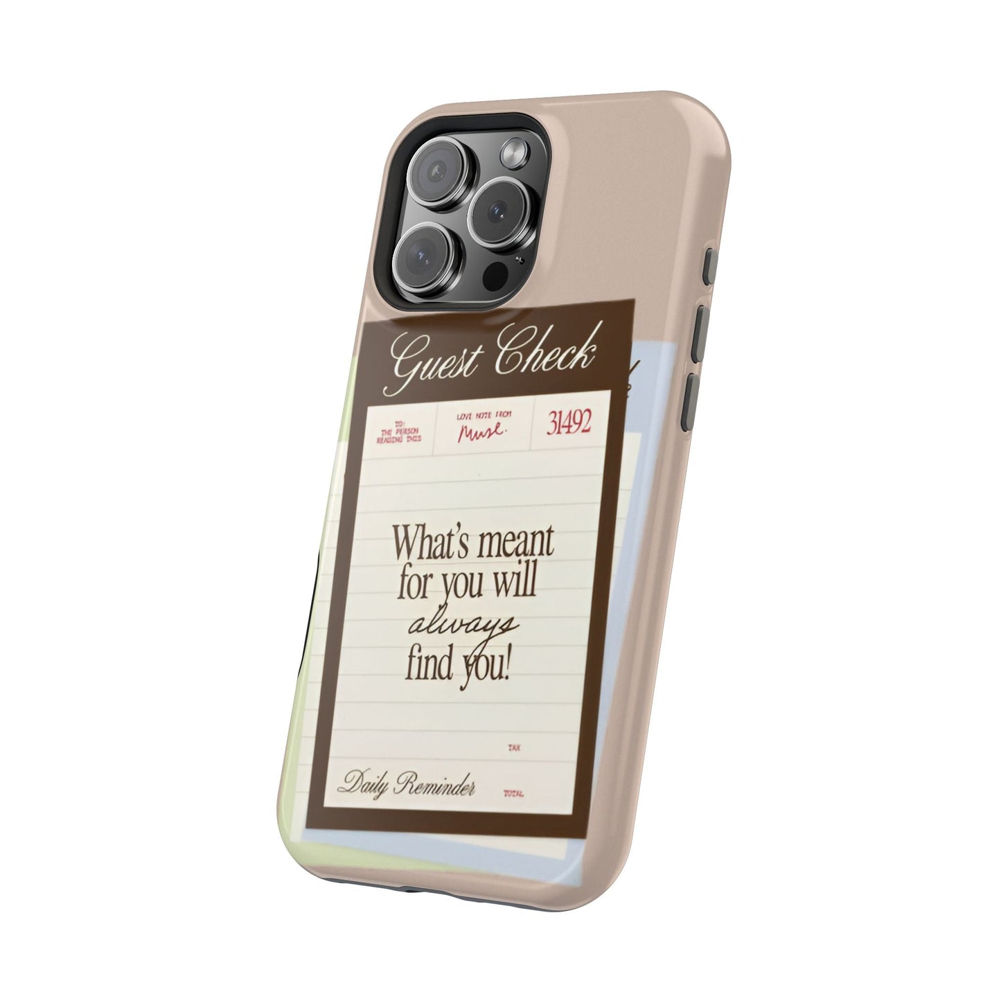 Guest Check iPhone Case - SmartHomeGoodies
