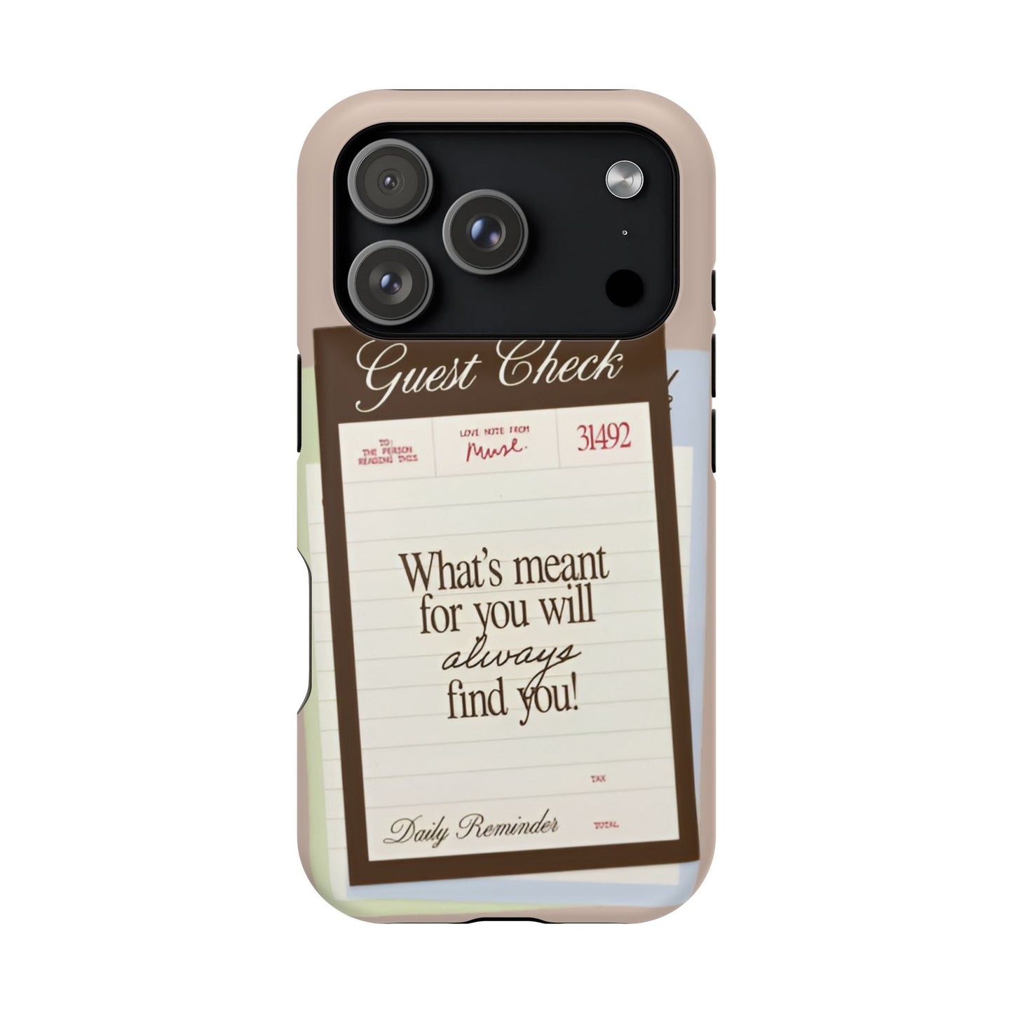 Guest Check iPhone Case - SmartHomeGoodies