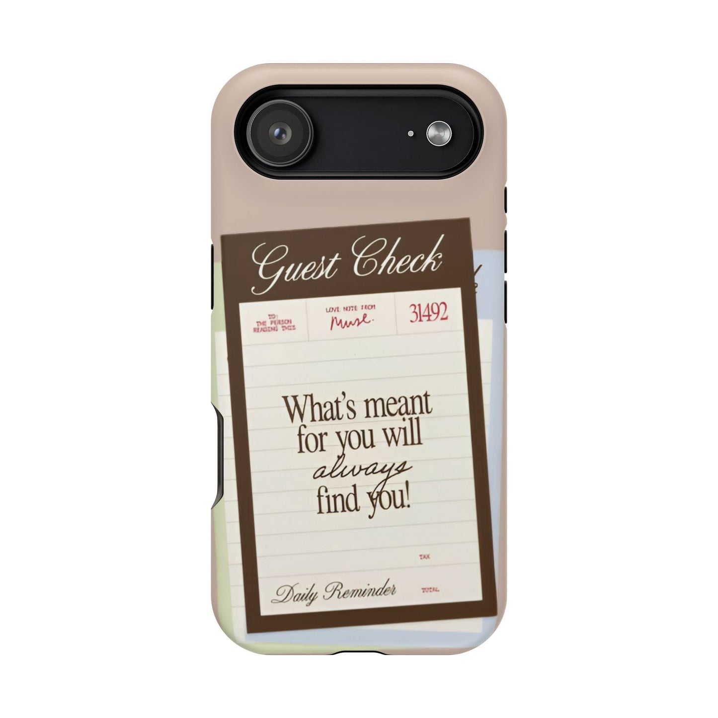 Guest Check iPhone Case - SmartHomeGoodies