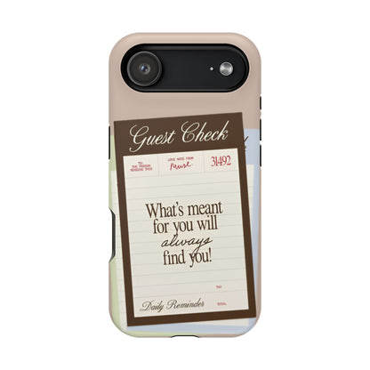 Guest Check iPhone Case - SmartHomeGoodies