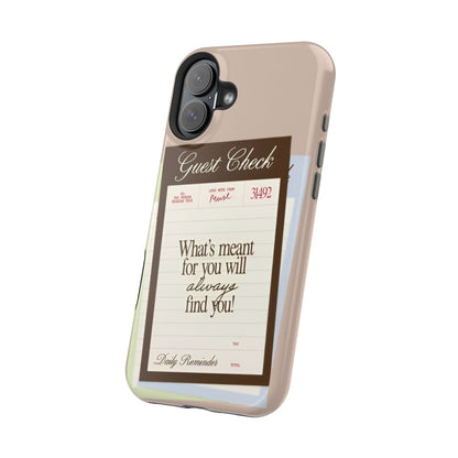 Guest Check iPhone Case - SmartHomeGoodies