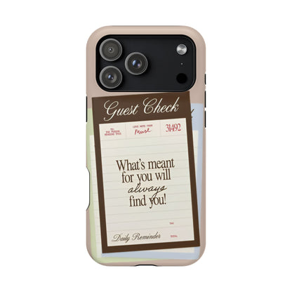 Guest Check iPhone Case - SmartHomeGoodies