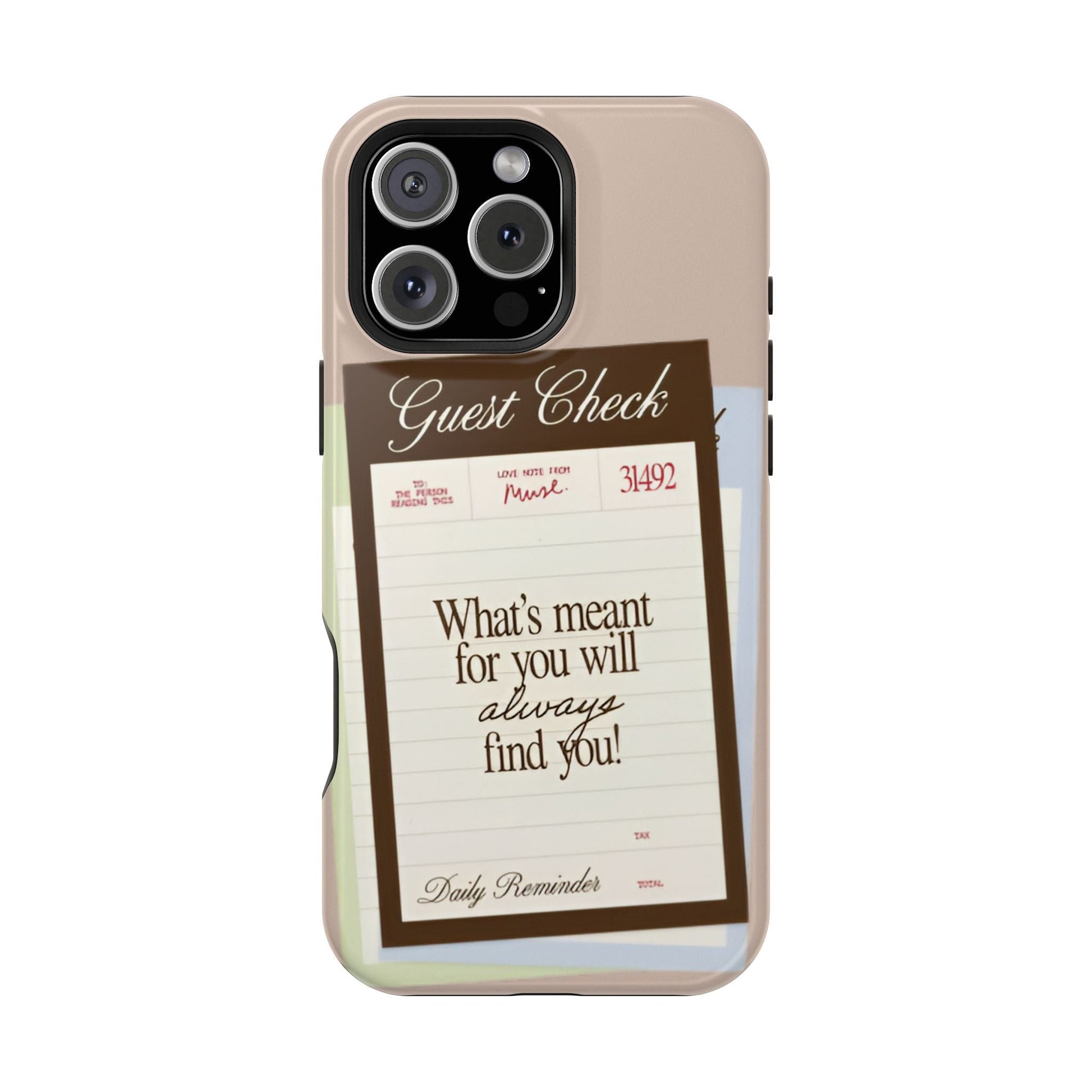 Guest Check iPhone Case - SmartHomeGoodies